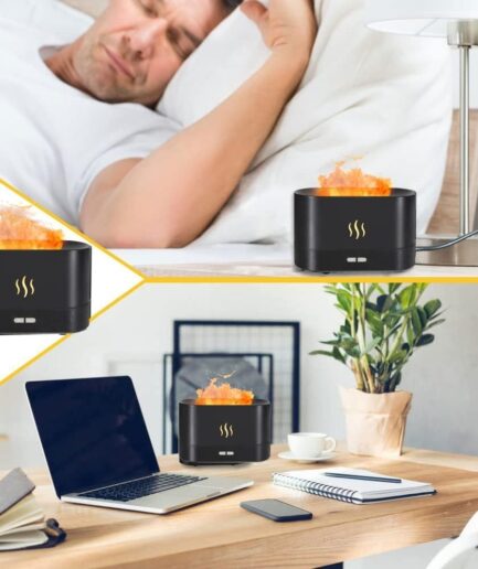 Flame Air Humidifier Scent Diffuser